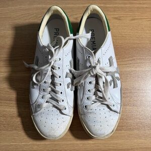 Premiata Steven Bespoke Trainers Low Top Sneakers Distressed Size 40